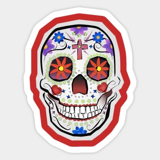 Sugar Skull Sticker